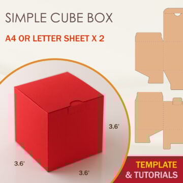 Simpe Cube Box Template