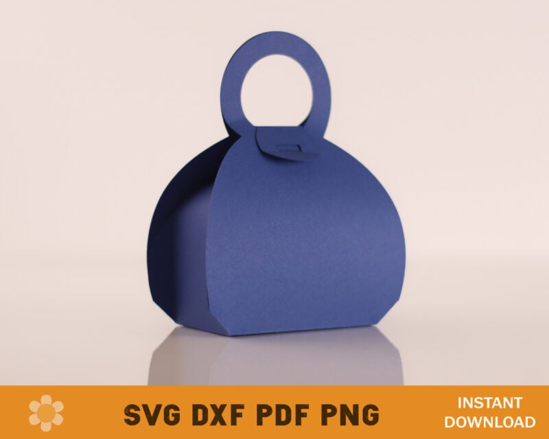 Rounded Purse Box Template