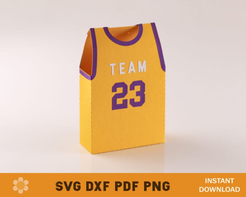 Basketball Jersey Box Template