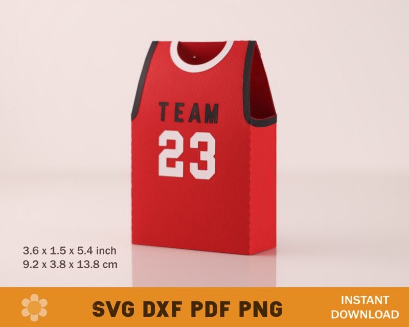 Basketball Jersey Box Template