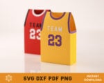 Basketball Jersey Box Template