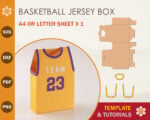 Basketball Jersey Box Template