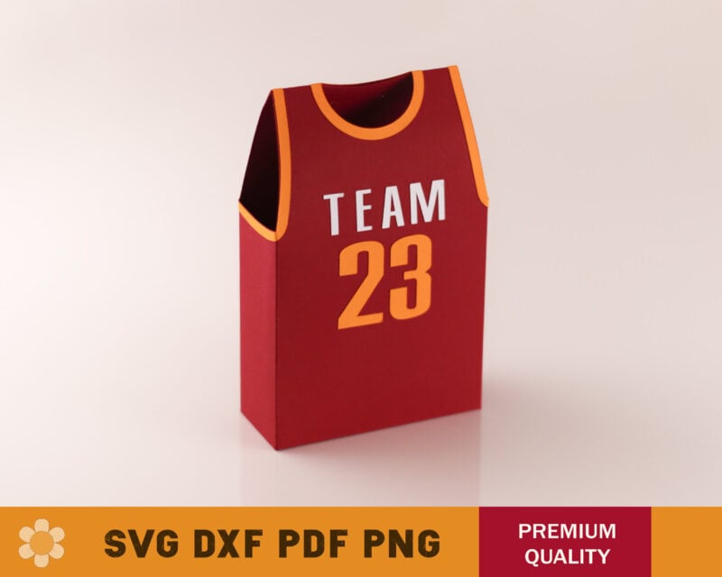 Basketball Jersey Box Template