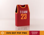 Basketball Jersey Box Template