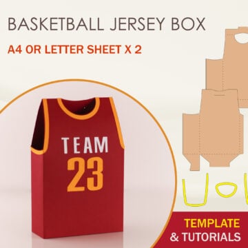 Basketball Jersey Box Template