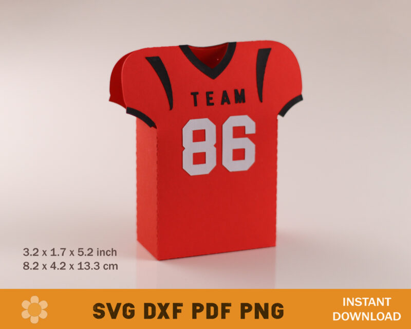 Football Uniform Box Template