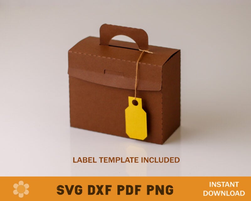 Small Suitcase Box Template