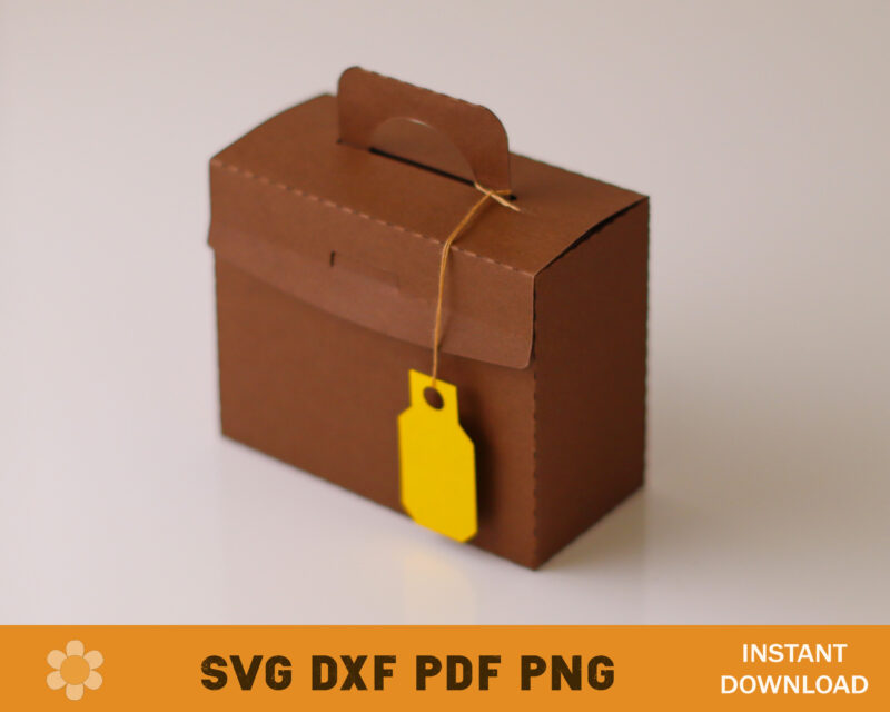 Small Suitcase Box Template
