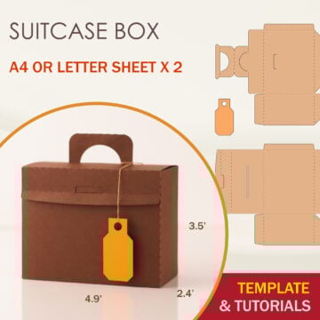 Suitcase Box Template