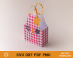 Apron Favor Box Template