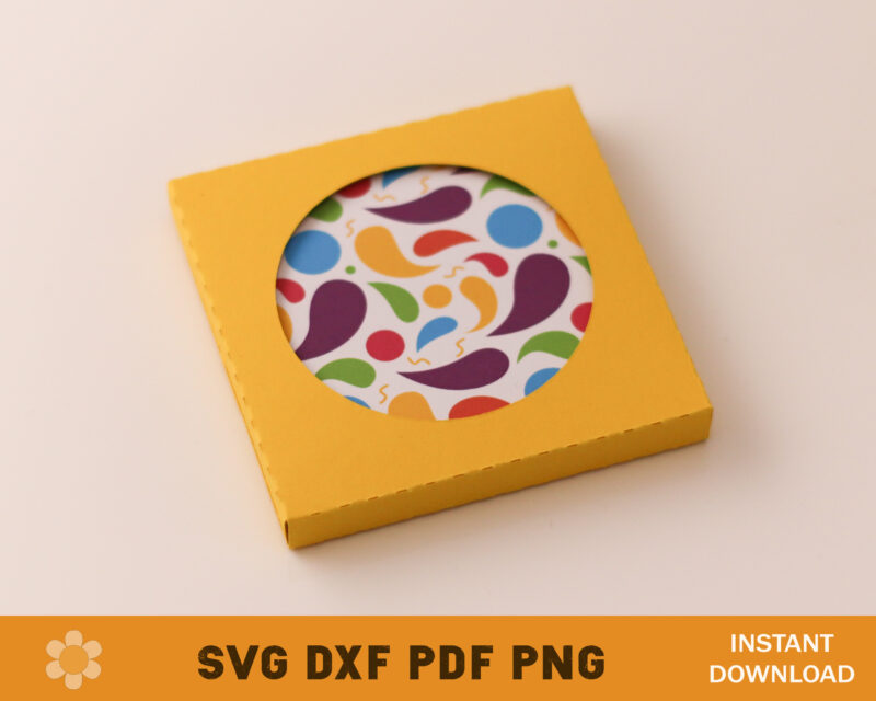 3.5 inch Coaster Box Template