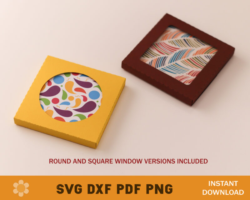 3.5 inch Coaster Box Template