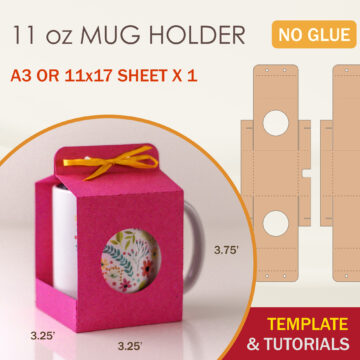 11oz Mug Holder Template