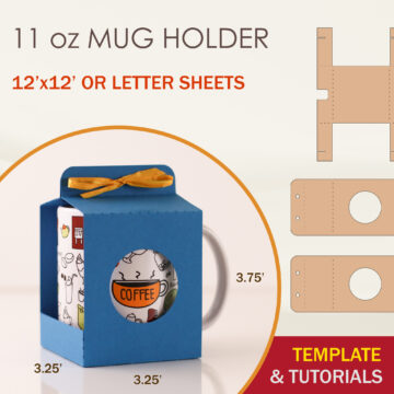 11oz Mug Holder Template