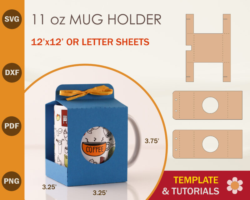 11oz Mug Holder Template