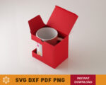 15oz Mug Box Template