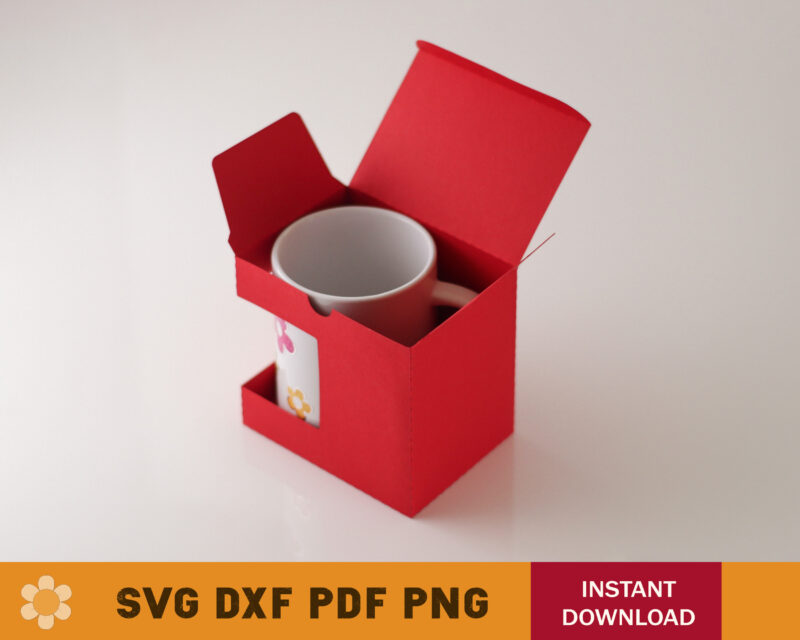 15oz Mug Box Template