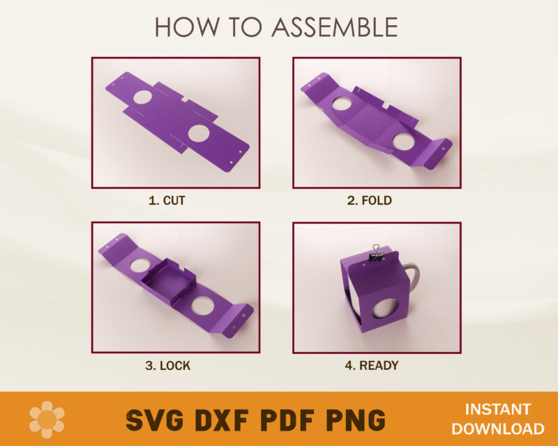 12oz Mug Holder Template