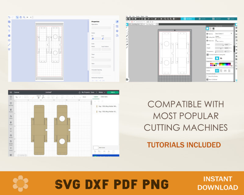 12oz Mug Holder Template