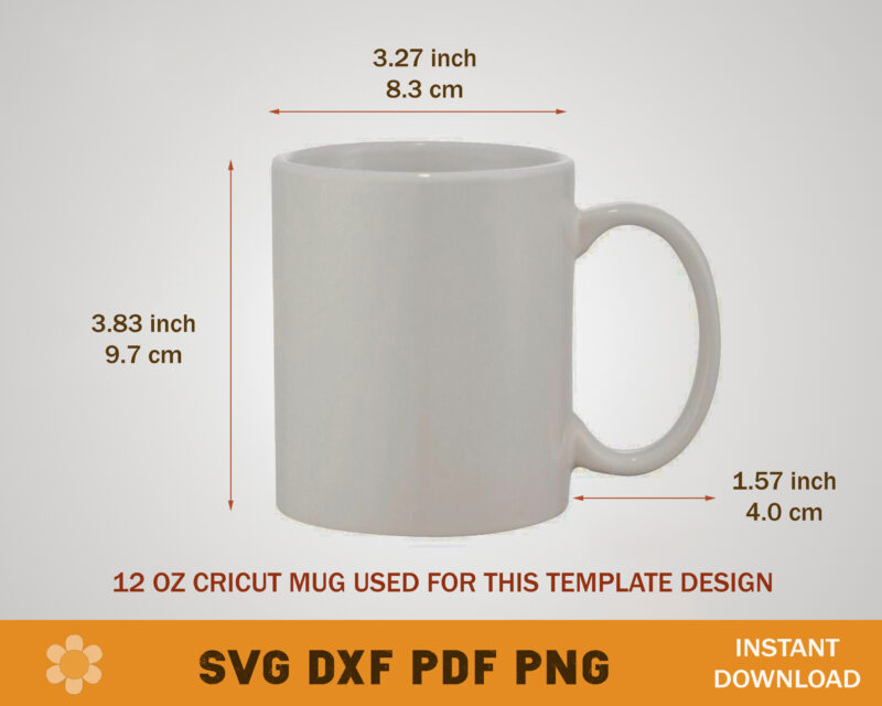 12oz Mug Holder Template