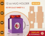 12oz Mug Holder Template