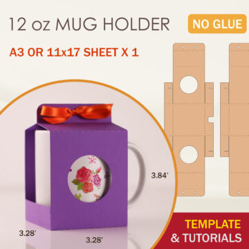 12oz Mug Holder Template