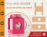 12oz Mug Holder Template
