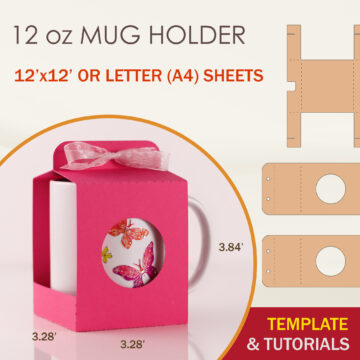12oz Mug Holder Template