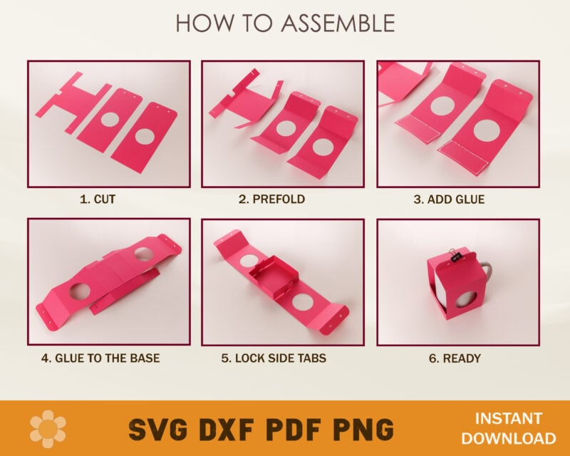 12oz Mug Holder Template