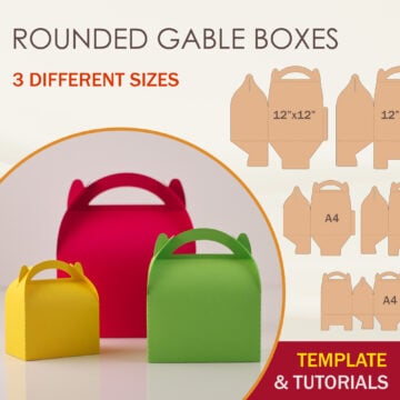Rounded Gable Box Templates