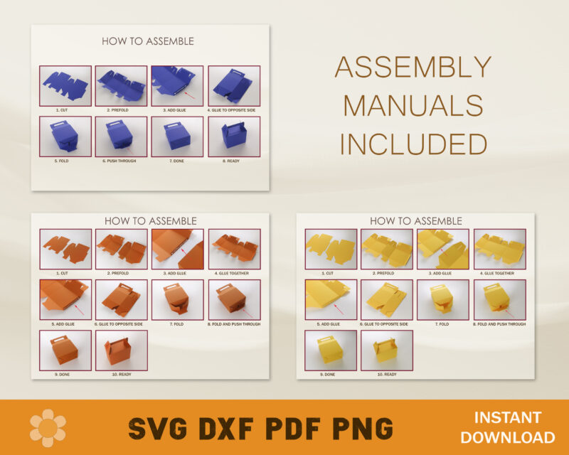 Flat Top Gable Box Templates