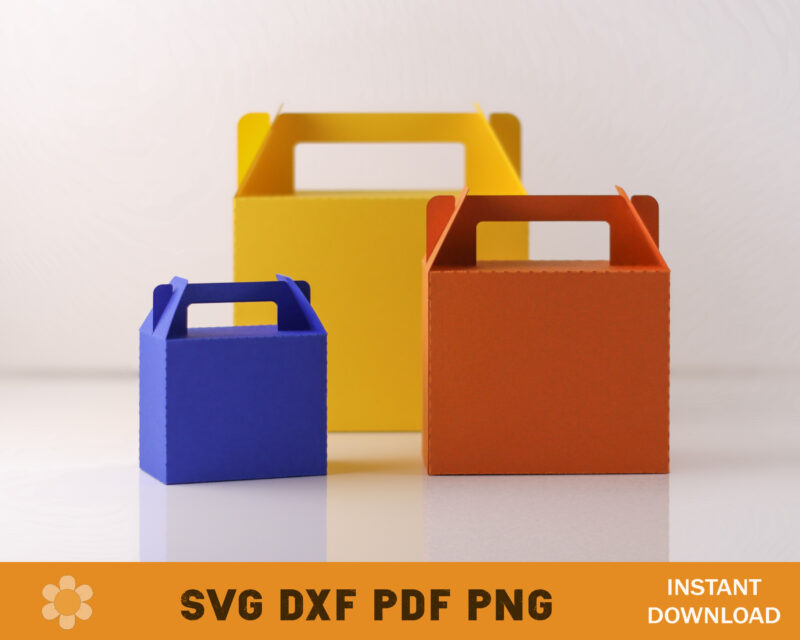 Flat Top Gable Box Templates