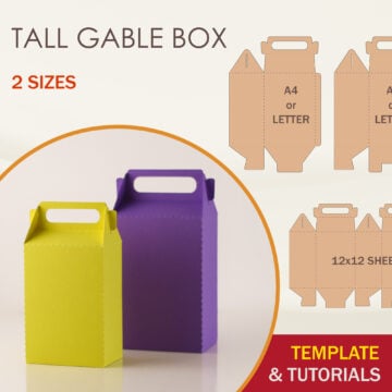 Tall Gable Box Templates