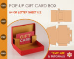 Pop-Up Gift Card Box Template