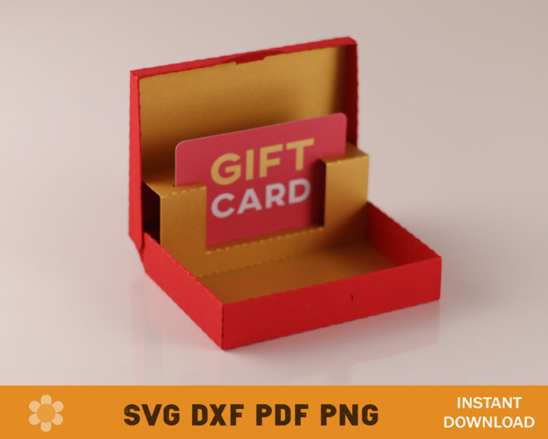 Pop-Up Gift Card Box Template