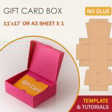 Gift Card Box Template