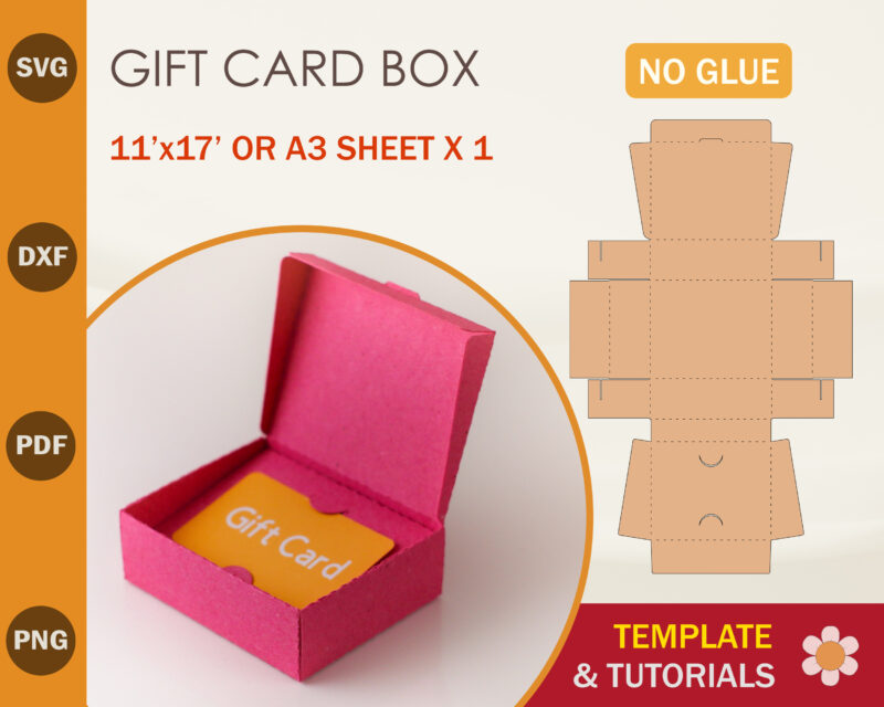 Gift Card Box Template