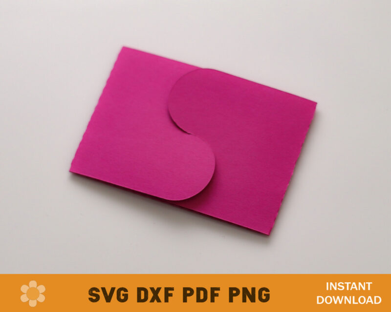 Gift Card Interlock Envelope Template
