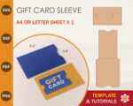 Gift Card Sleeve Template