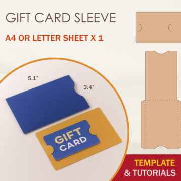 Gift Card Sleeve Template