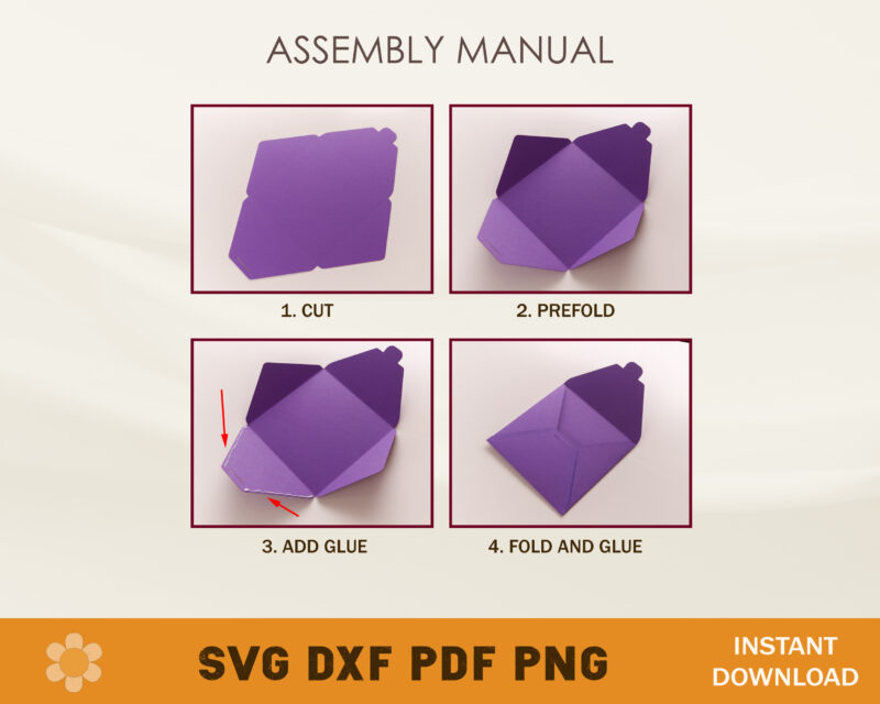 5x5 Greeting Card Envelope Template