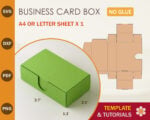 Business Card Box Template