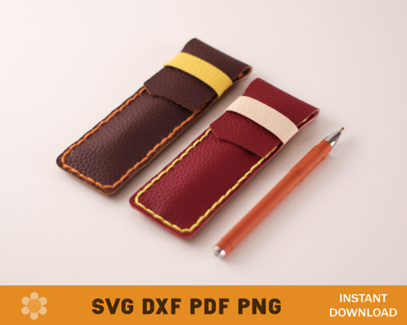 Pen Case Faux Leather Template