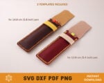 Pen Case Faux Leather Template