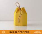 Small Lantern Box SVG Template