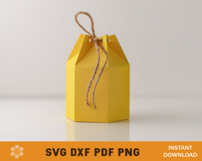 Small Lantern Box SVG Template