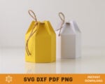 Small Lantern Box SVG Template