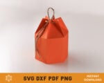 Lantern Hexagon Box SVG Template
