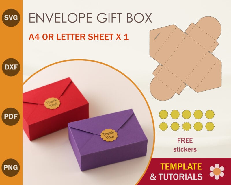 envelope-gift-box-A4x1---square-product-display Envelope Gift Box SVG Template