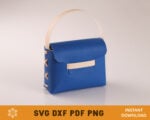 Faux Leather Purse SVG Template